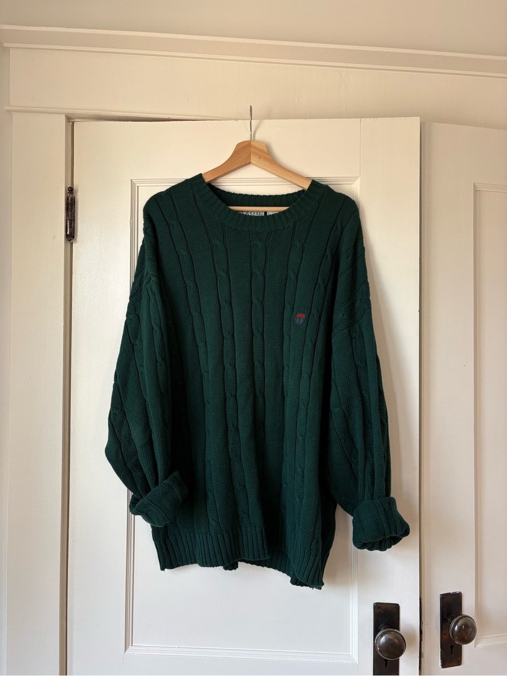 Vintage Izod Cable Knit Sweater